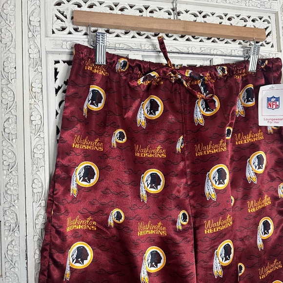 Washington Commanders NFL Football Satin Pajama Pants Womens Sz Small - Picture 5 of 7